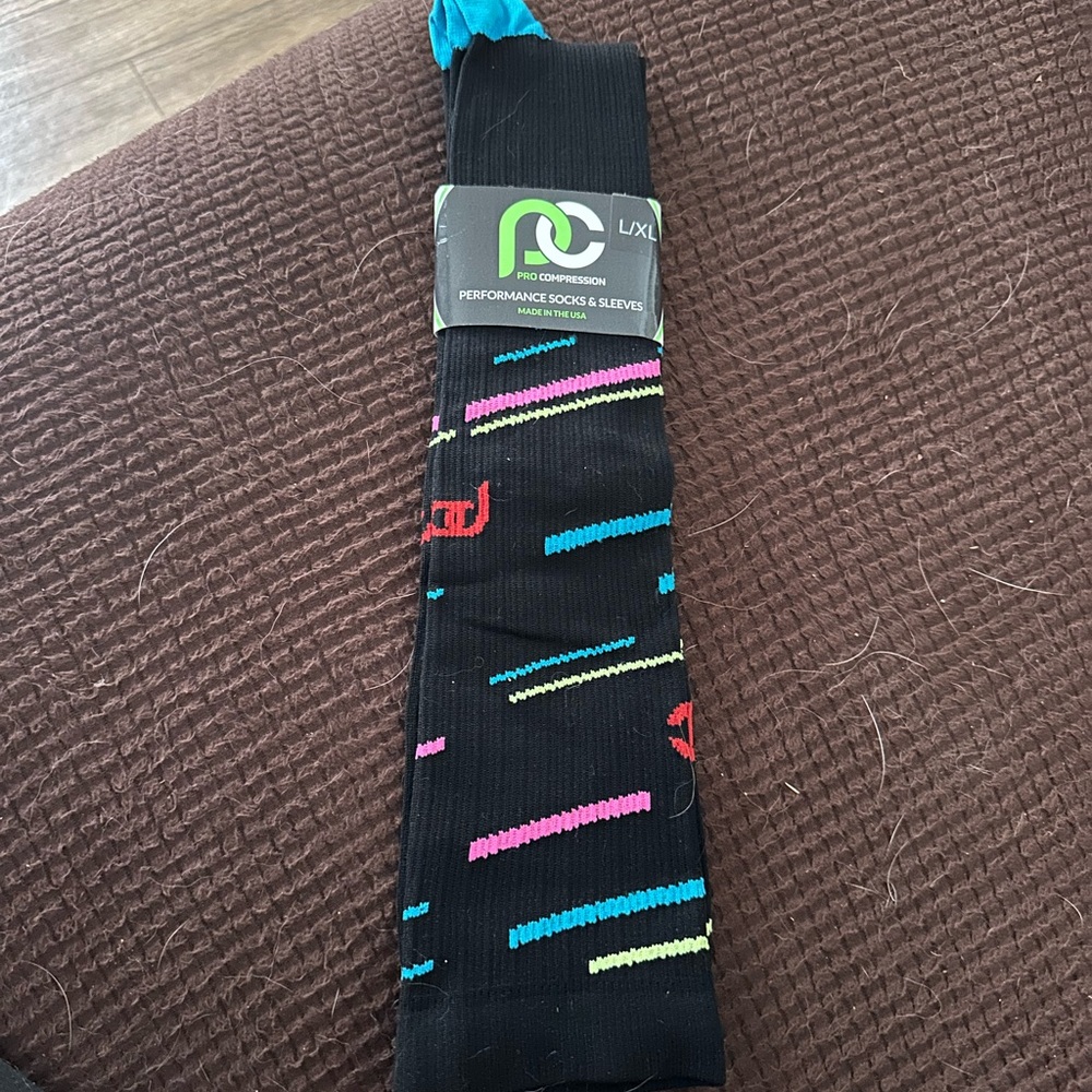 Black Pro Compression Socks